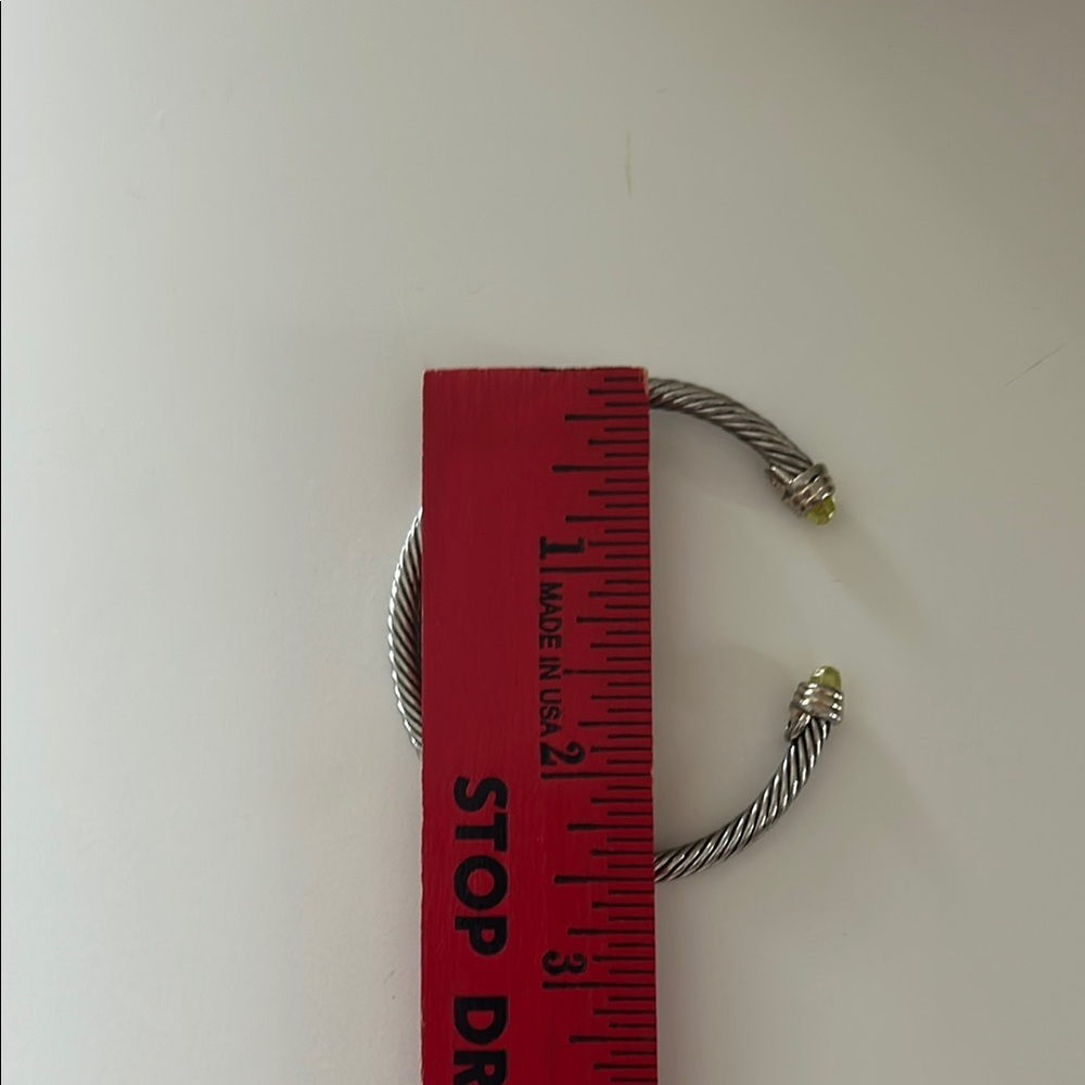 David Yurman cable flex bracelet in peridot - Picture 12 of 13